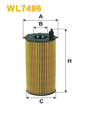 WIX FILTERS Масляный фильтр WL7496